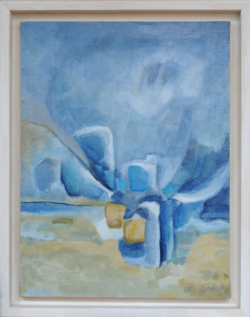 Μπλε αρμονία-Ελαιογραφία-32X42-Photo-GAB