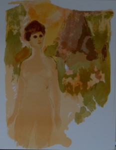 Παύλος-Verlaine-Ποιήματα-IV-Έγχρωμες λιθογραφίες και σχέδια Ρένα Τζολάκη-Nouvelle Librairie de France. Photo-GAB-4